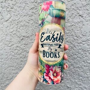 Floral Book Lover Tumbler
